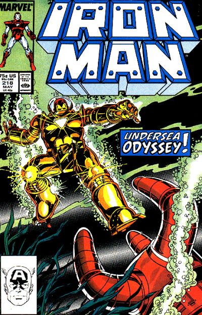 Iron Man #218 [Direct]-Near Mint (9.2 - 9.8)