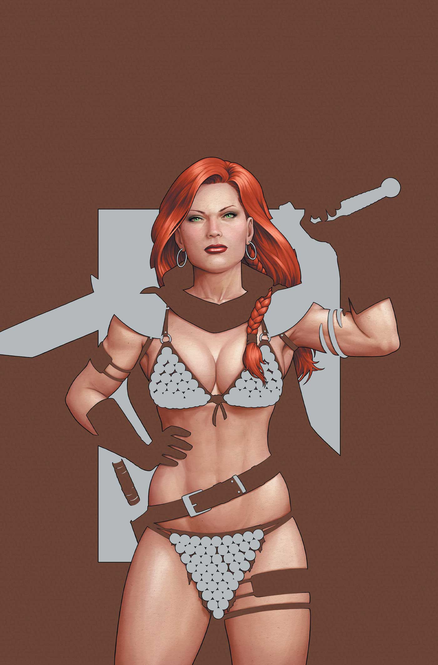 Red Sonja Empire of the Damned #1 Cover T 1 for 10 Incentive Foil Virgin