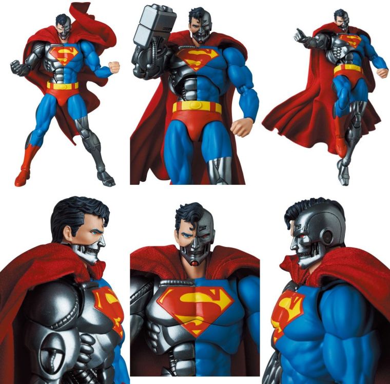 The Return of Superman Maf Ex Cyborg Superman Action Figure