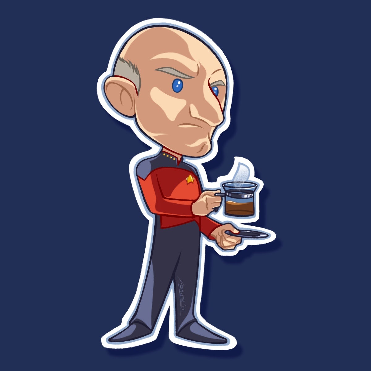 Picard Vinyl Sticker