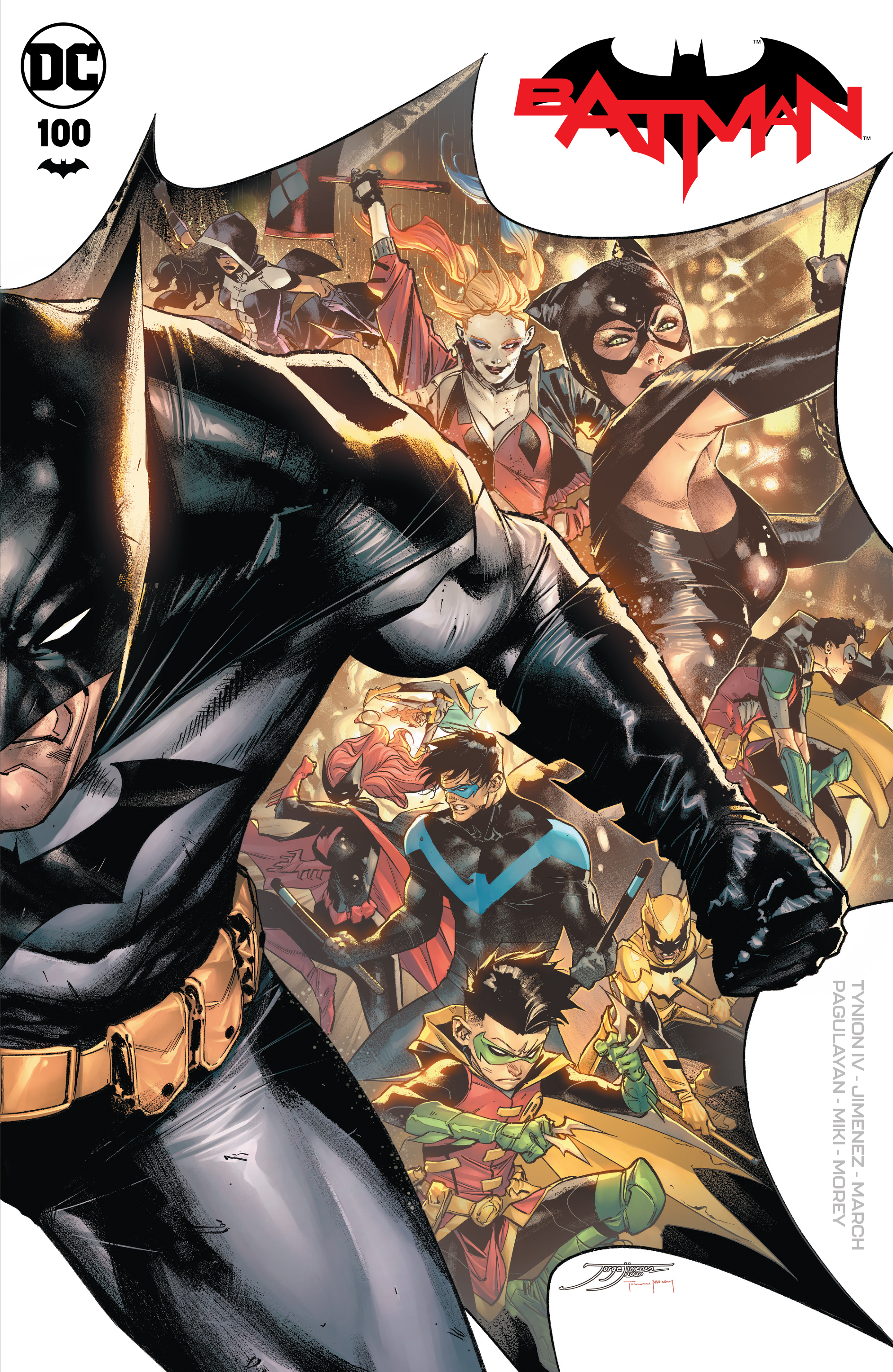 Batman #100 Cover A Jorge Jimenez Wraparound (Joker War) (2016)