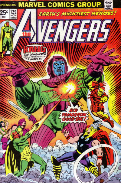 The Avengers #129-Good (1.8 – 3) Marvel Value Stamp Series A #88 - The Leader