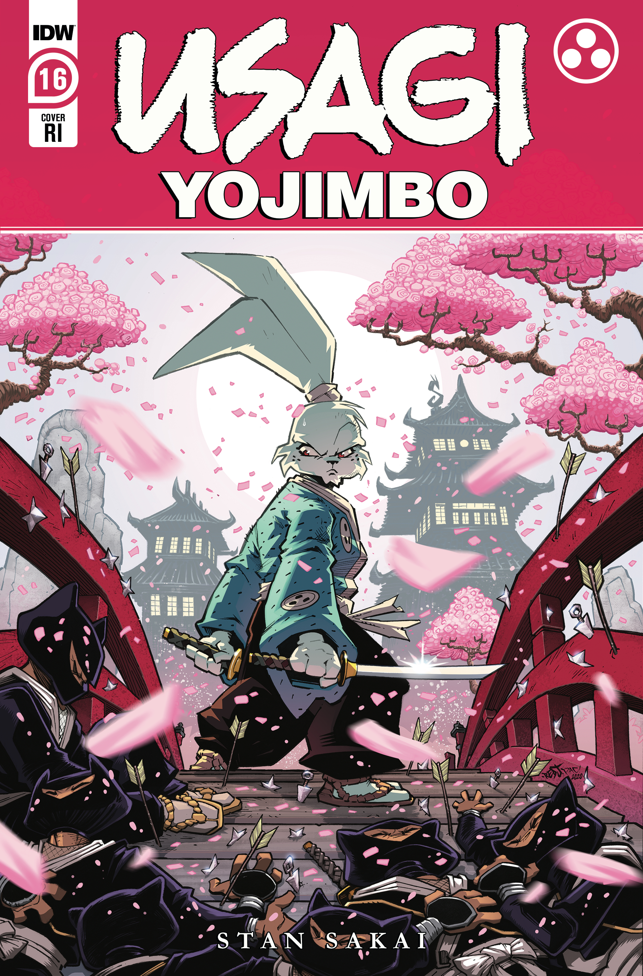 Usagi Yojimbo #16 1 for 10 Sommariva Incentive Cover (Net) (2019)