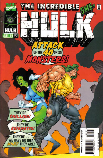 The Incredible Hulk #442 [Direct Edition]-Very Fine (7.5 – 9)