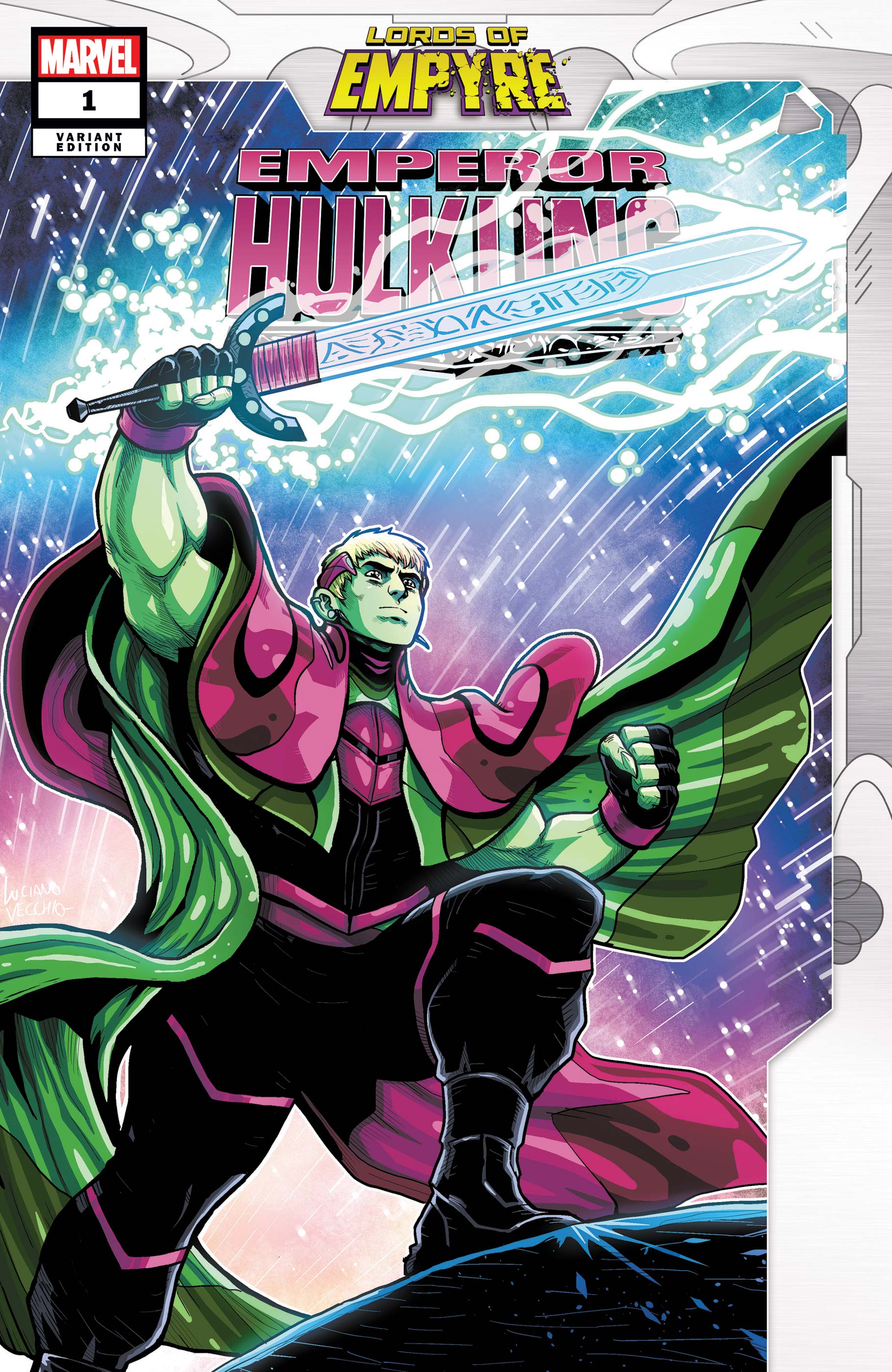 Lords of Empyre Emperor Hulkling #1 Vecchio Variant