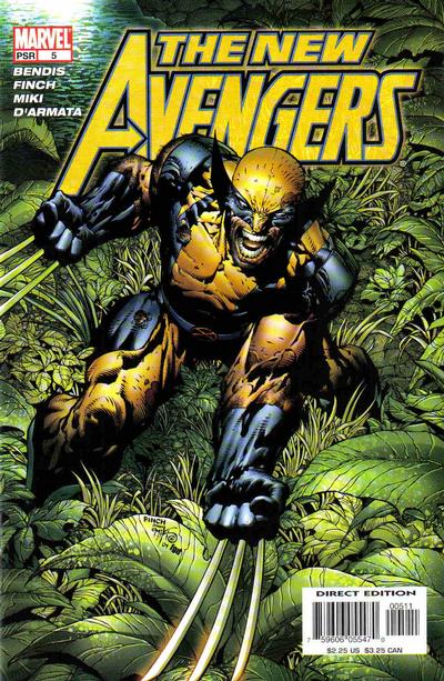 New Avengers #5 [Direct Edition](2005)-Very Fine (7.5 – 9)