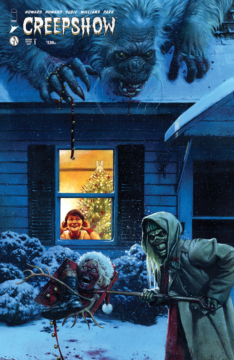 Creepshow 2024 Holiday Special (One Shot) Cover C 1 for 10 Incentive Steve Beach Variant (Mature)