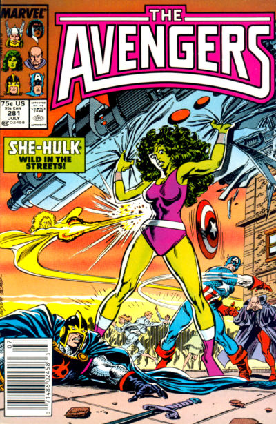 The Avengers #281 [Newsstand]-Very Fine