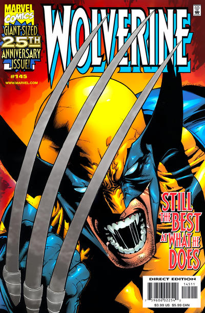 Wolverine #145 [Direct Edition - Silver Foil Enhanced Cover]-Fine 
