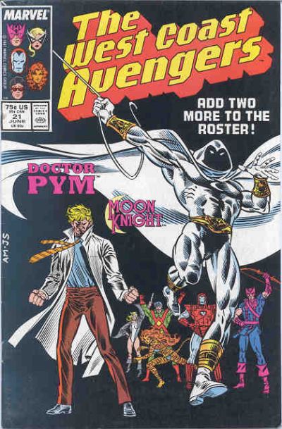 West Coast Avengers #21 [Direct]-Very Good (3.5 – 5) 