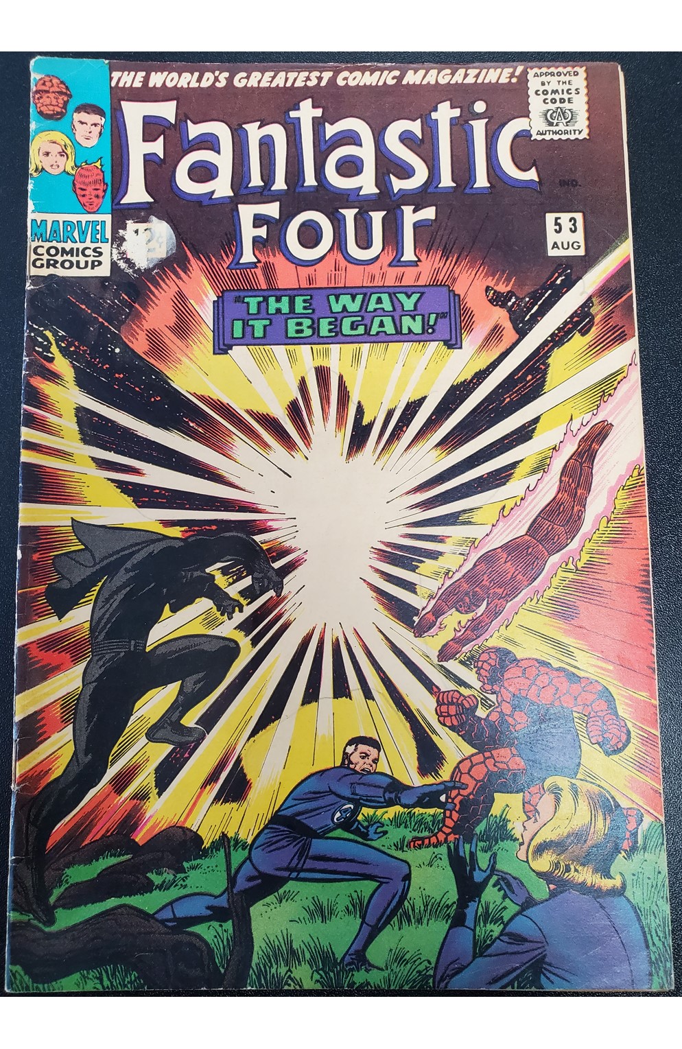 Fantastic Four #53 (Marvel 1966) 2nd App Black Panther