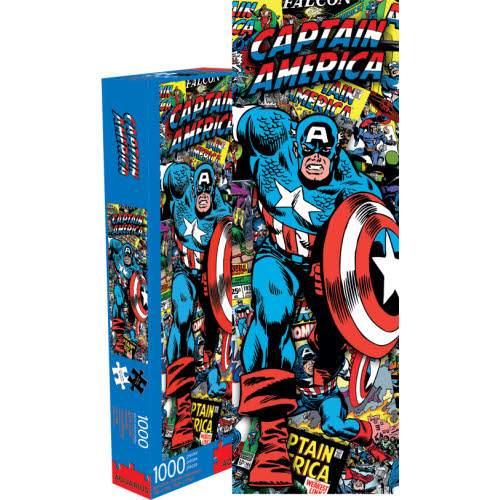 Captain America 1000 Pc Slim Puzzle