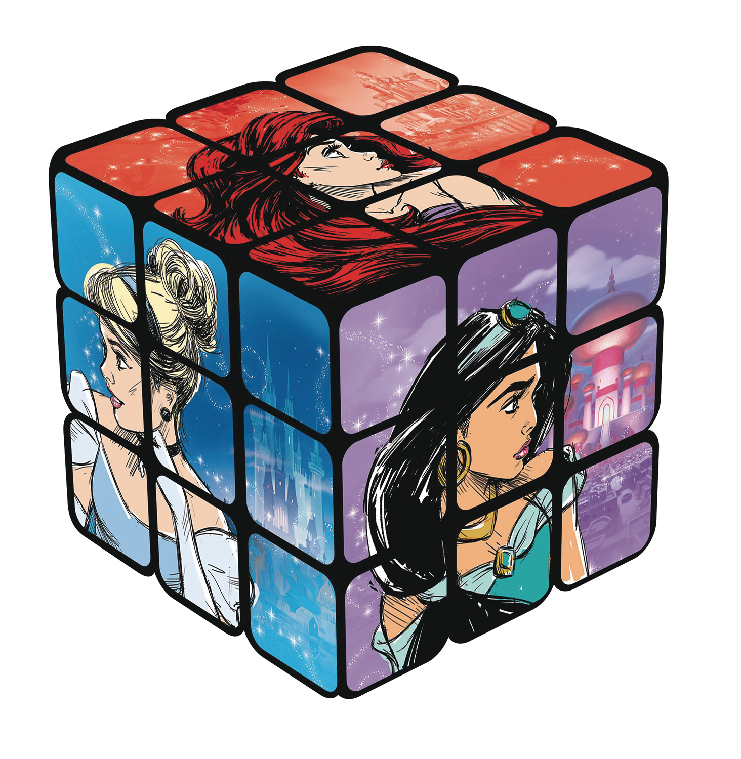 Rubiks Cube Disney Princess