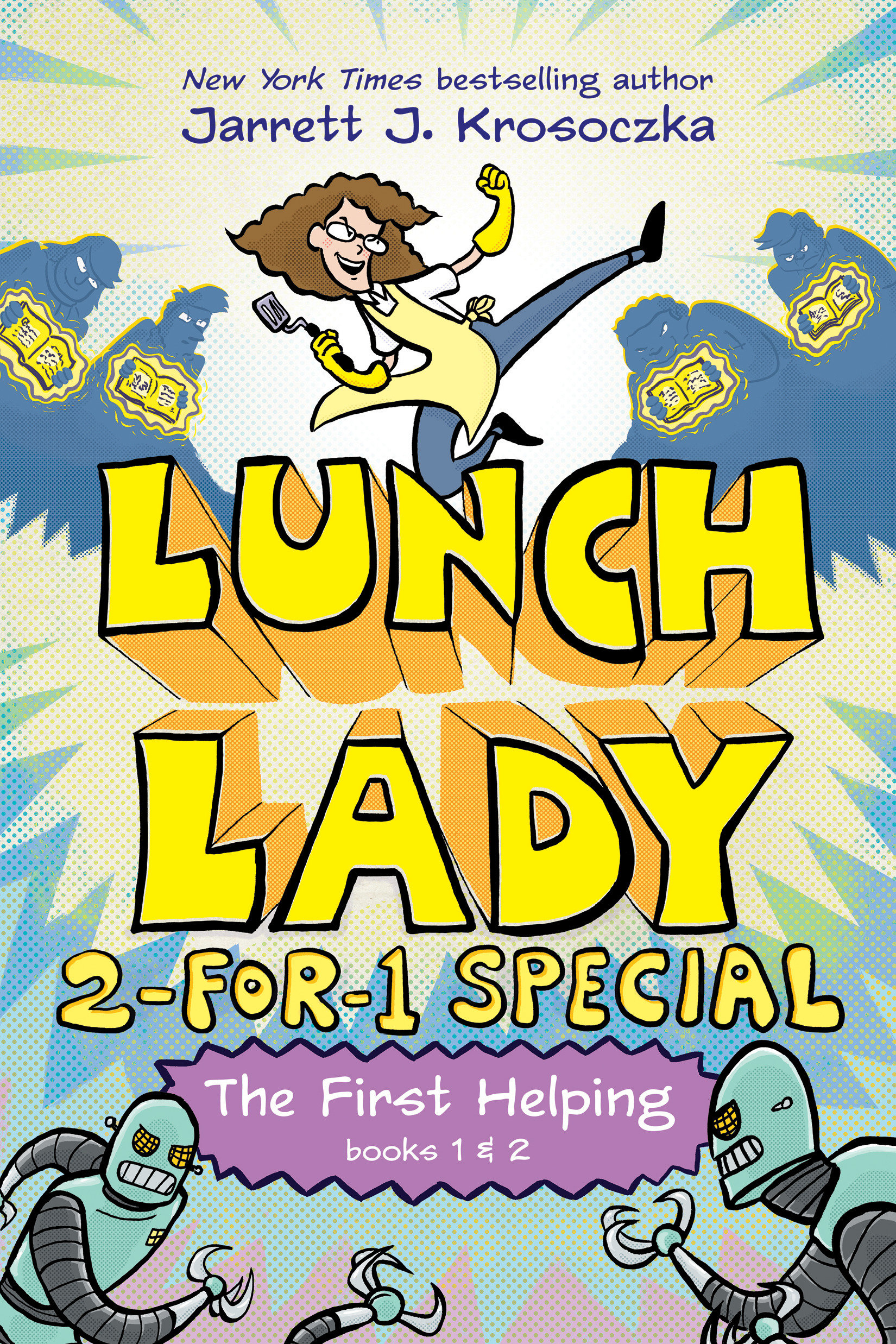 Lunch Lady Books 1 & 2 Hardcover Graphic Novel The First Helping