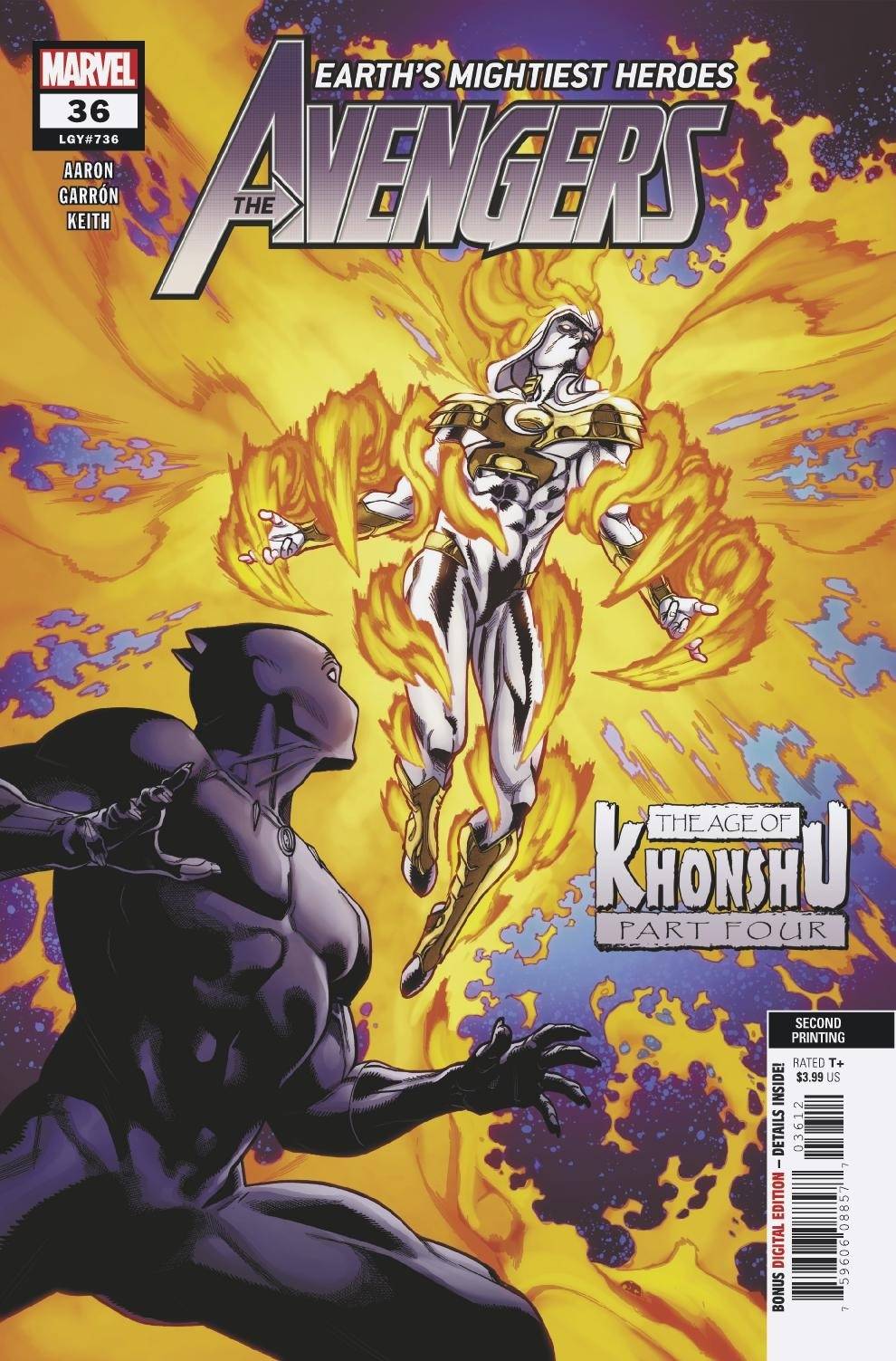 Avengers #36 2nd Printing Variant (2018)