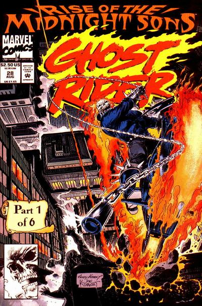 Ghost Rider #28 [Direct]-Very Fine W/ Poster