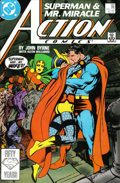 Action Comics #593 [Direct] Very Fine -