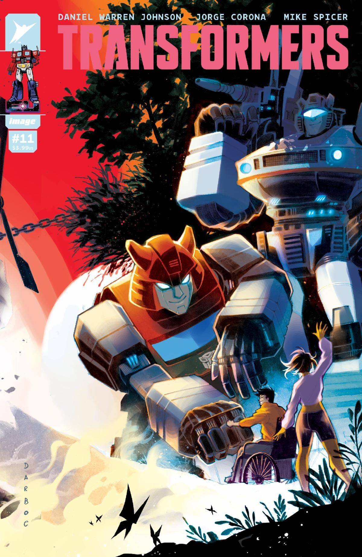 Transformers #11 Cover C 1 for 10 Incentive Karen S Darboe Connecting Variant