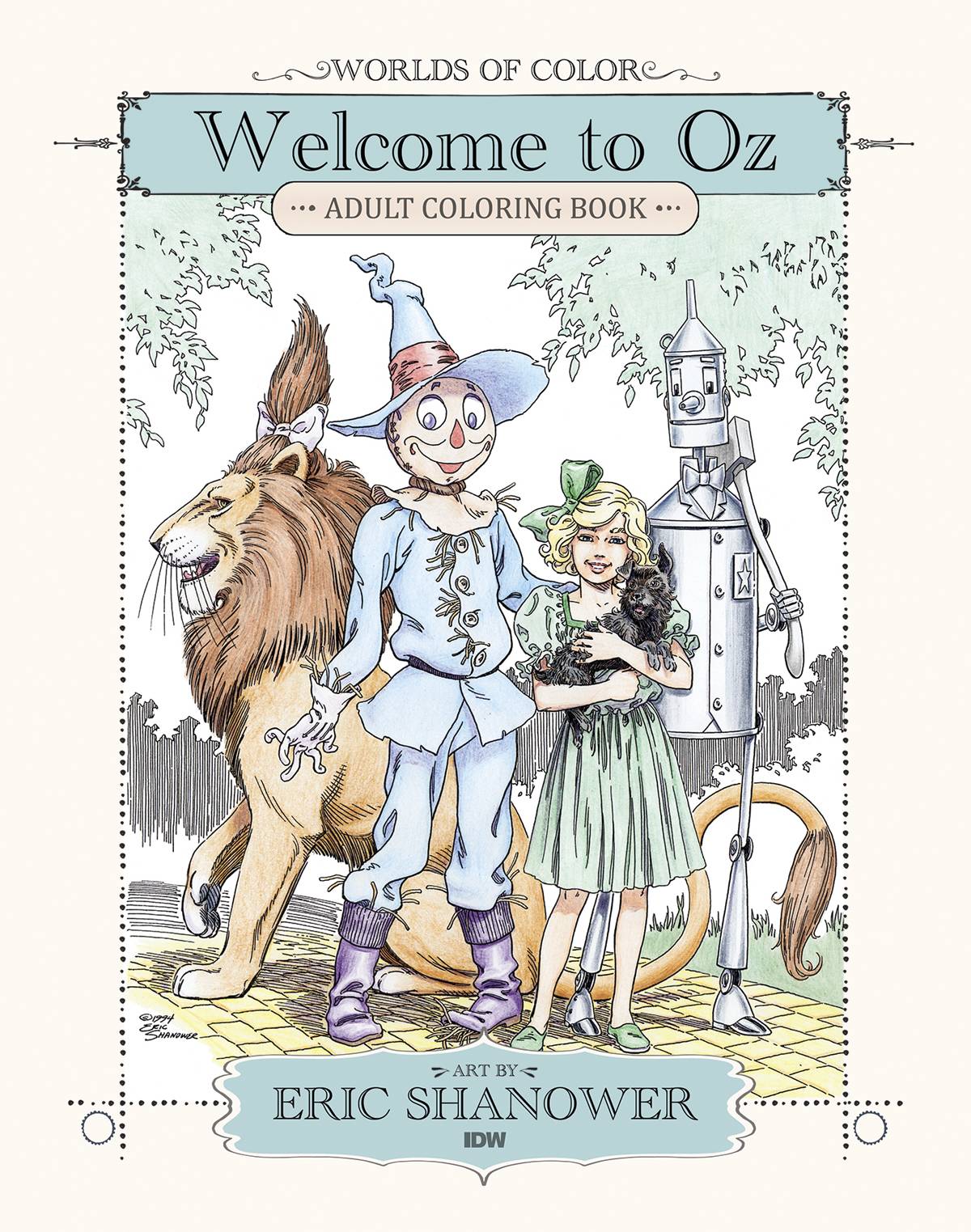 Worlds of Color Welcome To Oz Adult Coloring Book Graphic Novel