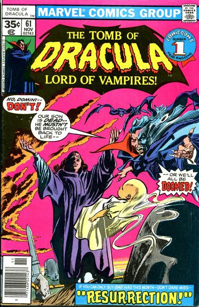 Tomb of Dracula #61-Very Good (3.5 – 5)