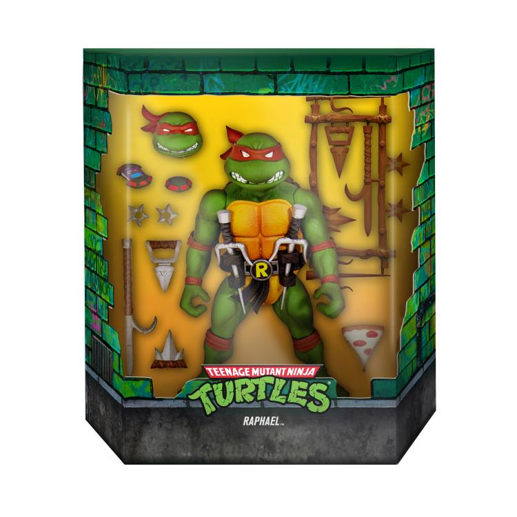 Teenage Mutant Ninja Turtles Ultimates Wave 1 Raphael Action Figure Version 2