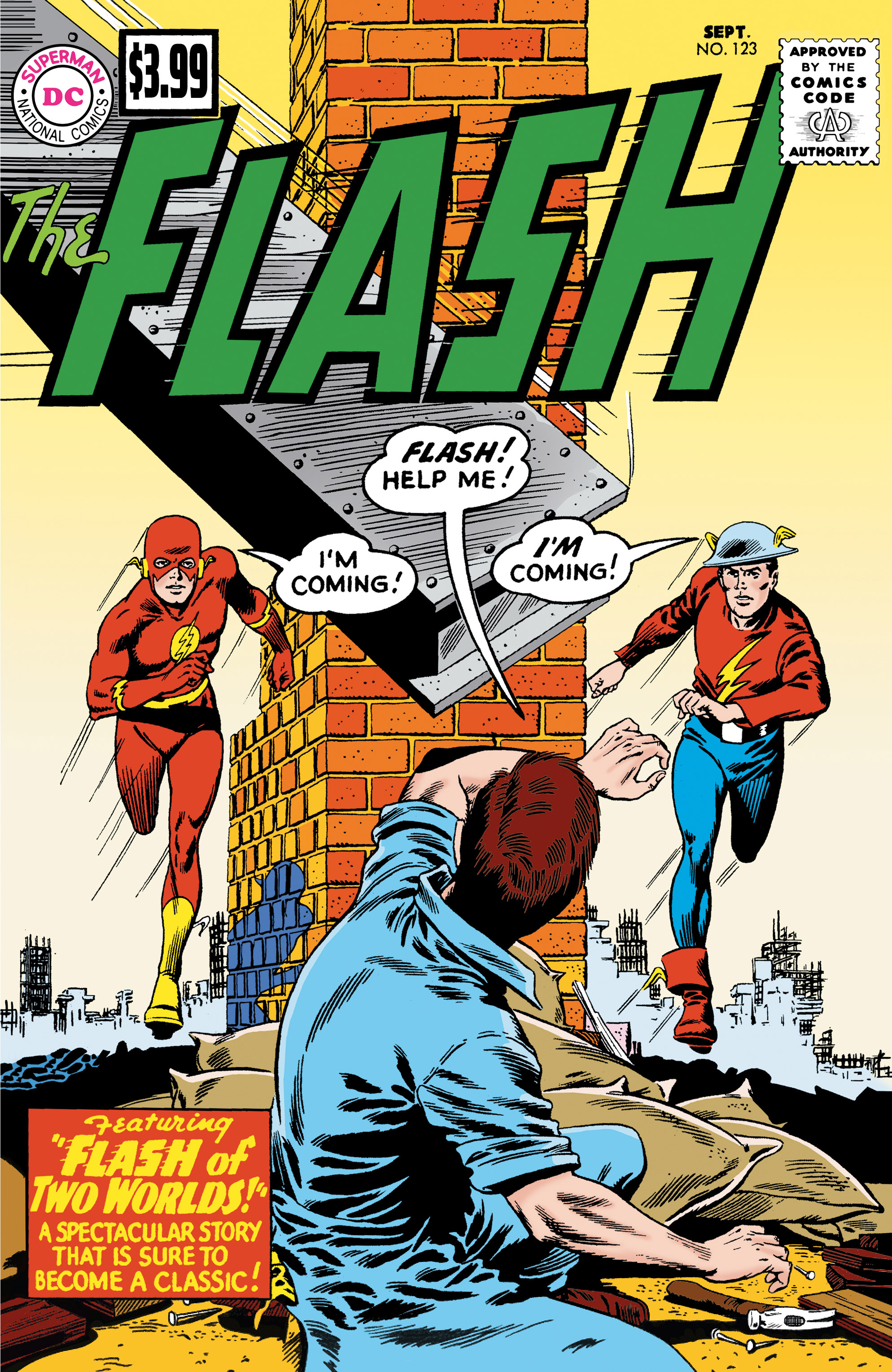Flash #123 Facsimile Edition Cover A Carmine Infantino & Murphy Anderson (2024 Printing)