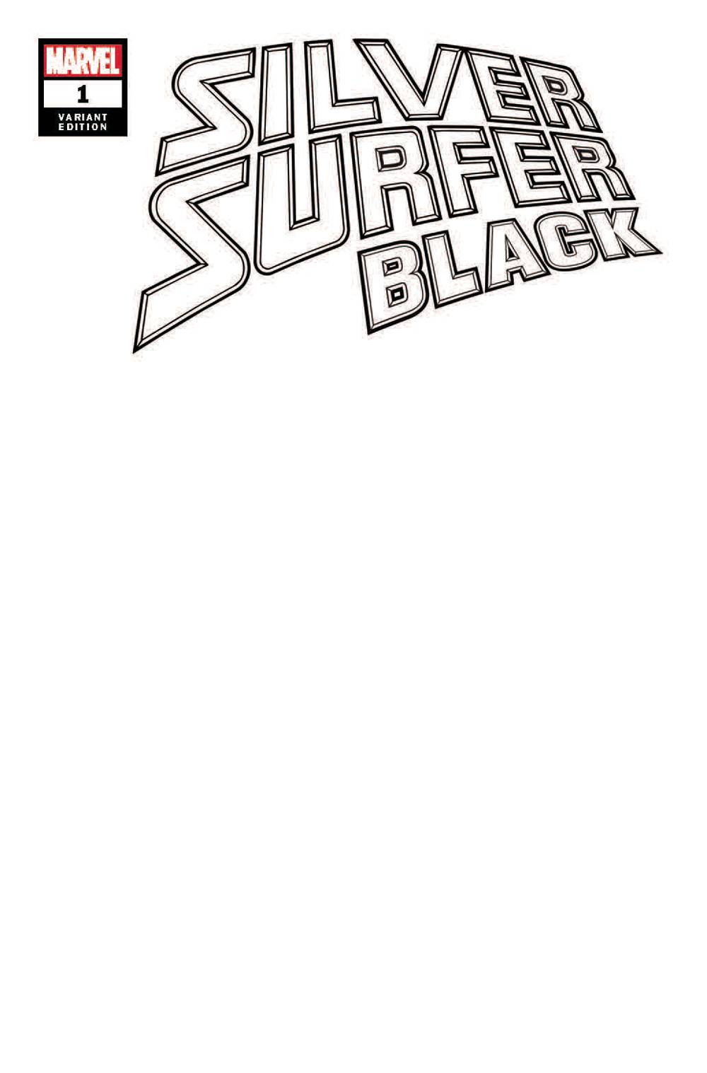 Silver Surfer Black #1 Blank Variant (Of 5)