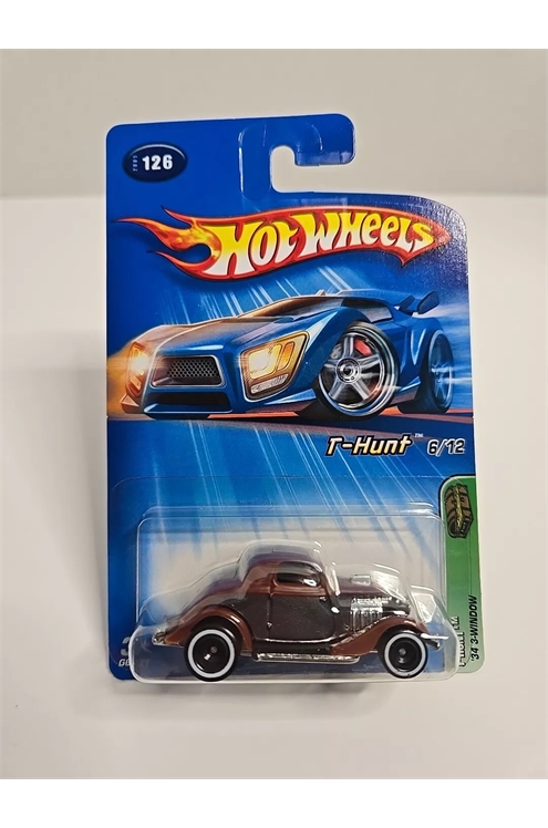 Mattel Hot Wheels 2004 Treasure Hunt '34 3-Window W/Case