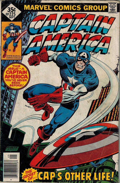 Captain America #225 [Whitman]-Very Good (3.5 – 5)