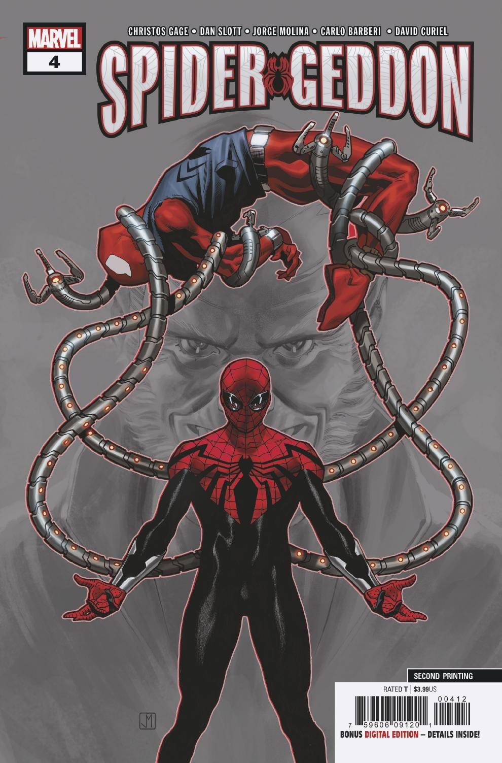 Spider-Geddon #4 2nd Printing Barberi Variant (Of 5)