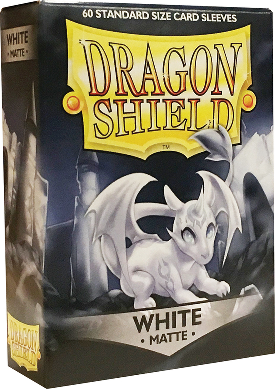 Dragon Shield Sleeves: Matte White (Box of 60)