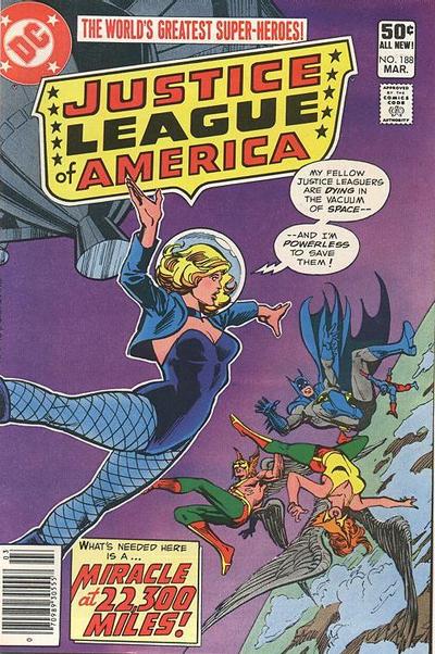 Justice League of America #188 [Newsstand]-Very Fine (7.5 – 9)