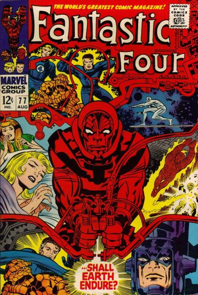 Fantastic Four #77 (1961)- Vg- 3.5