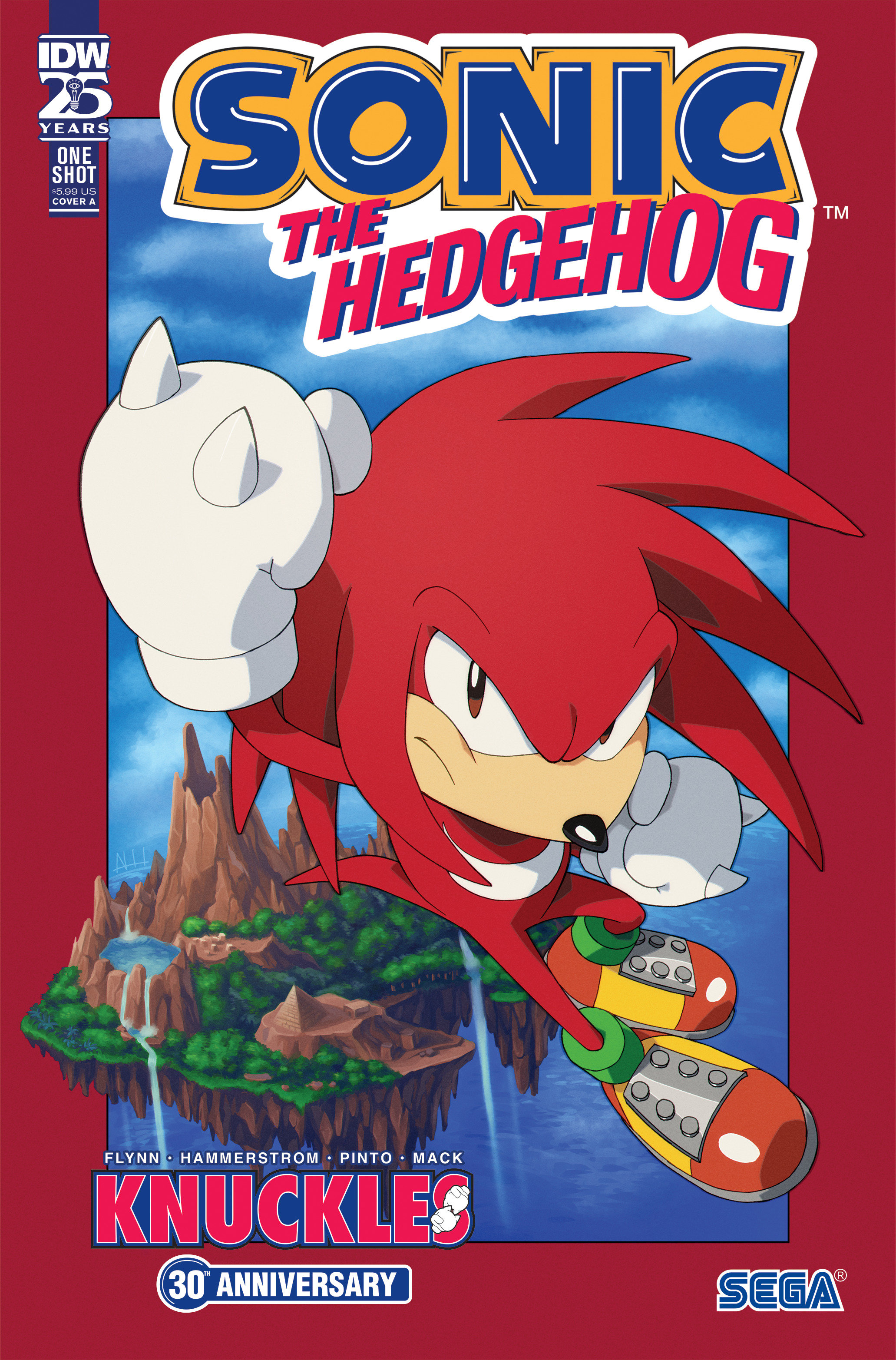 Sonic the Hedgehog Knuckles' 30th Anniversary Special Cover A Hammerstrom