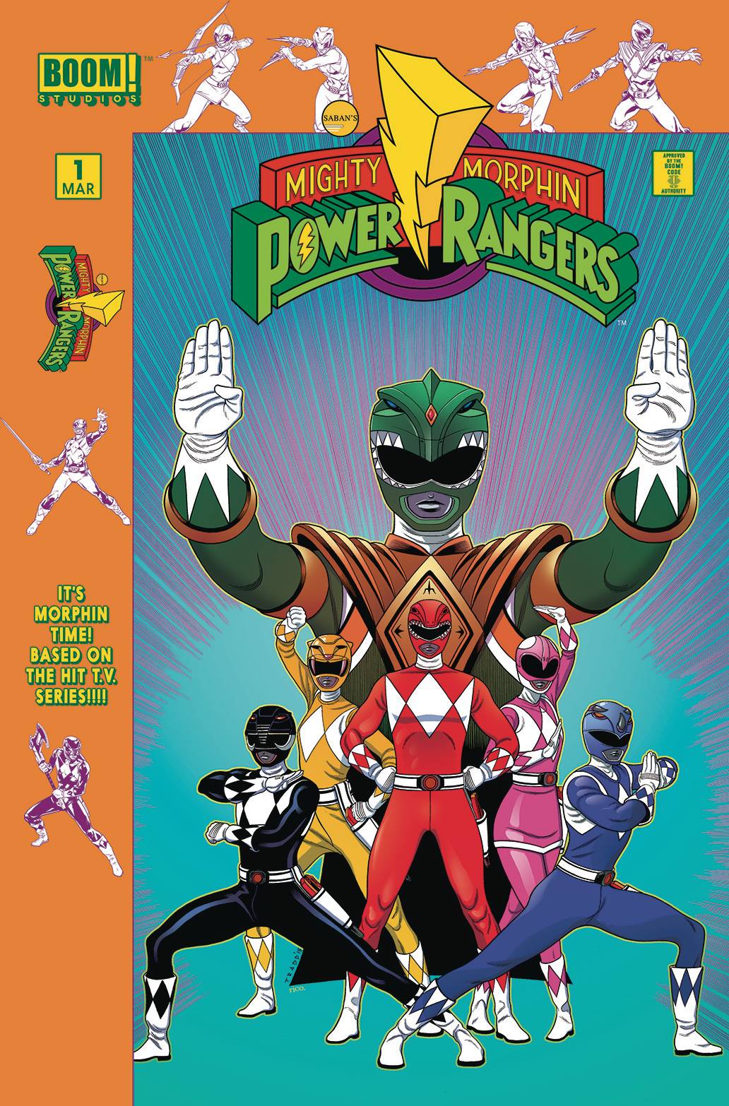 Mighty Morphin Power Rangers #1 Launch Party Variant Incentive (Net)