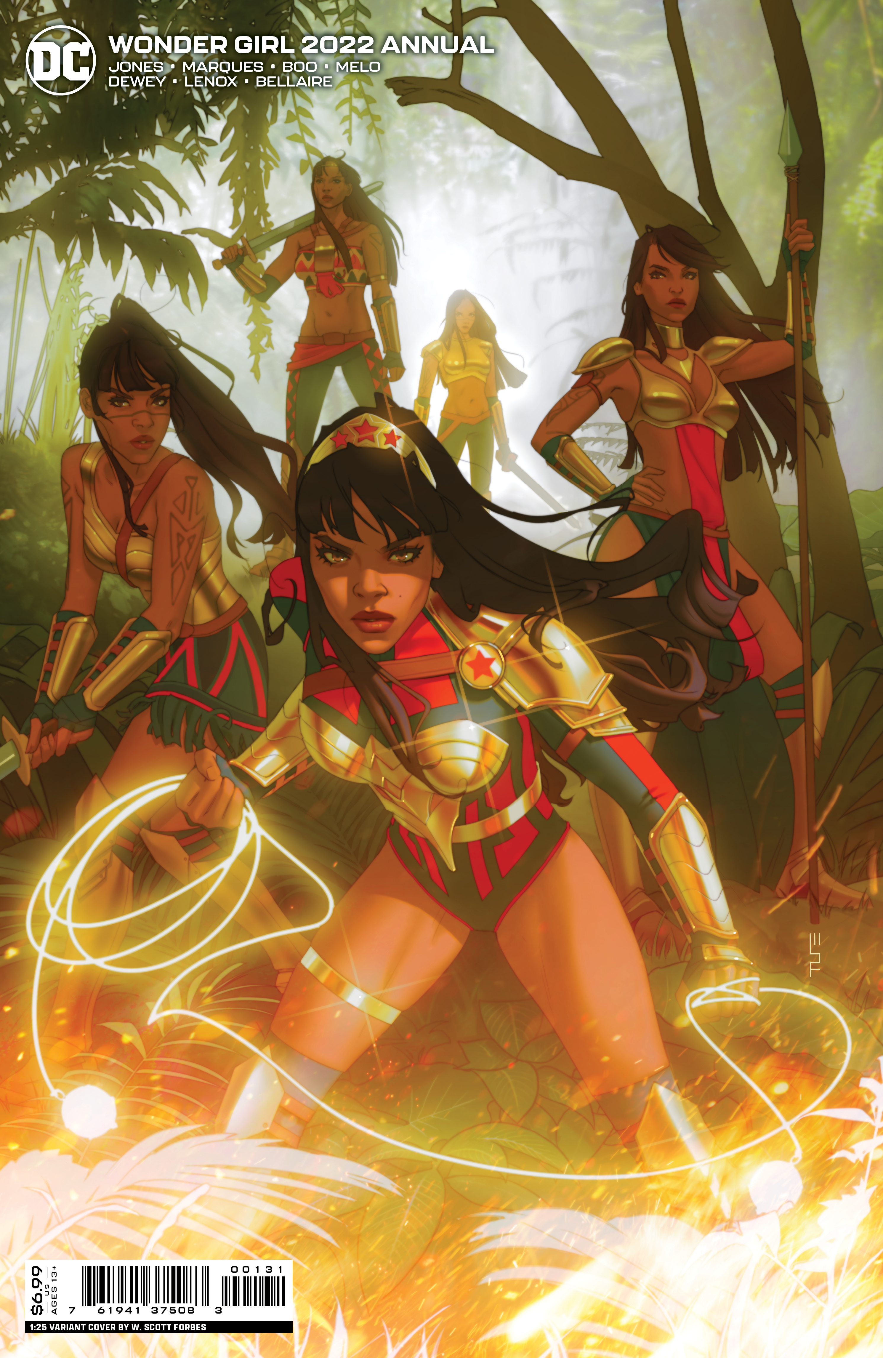 Wonder Girl 2022 Annual #1 (One Shot) Cover C 1 for 25 Incentive W Scott Forbes Card Stock Variant