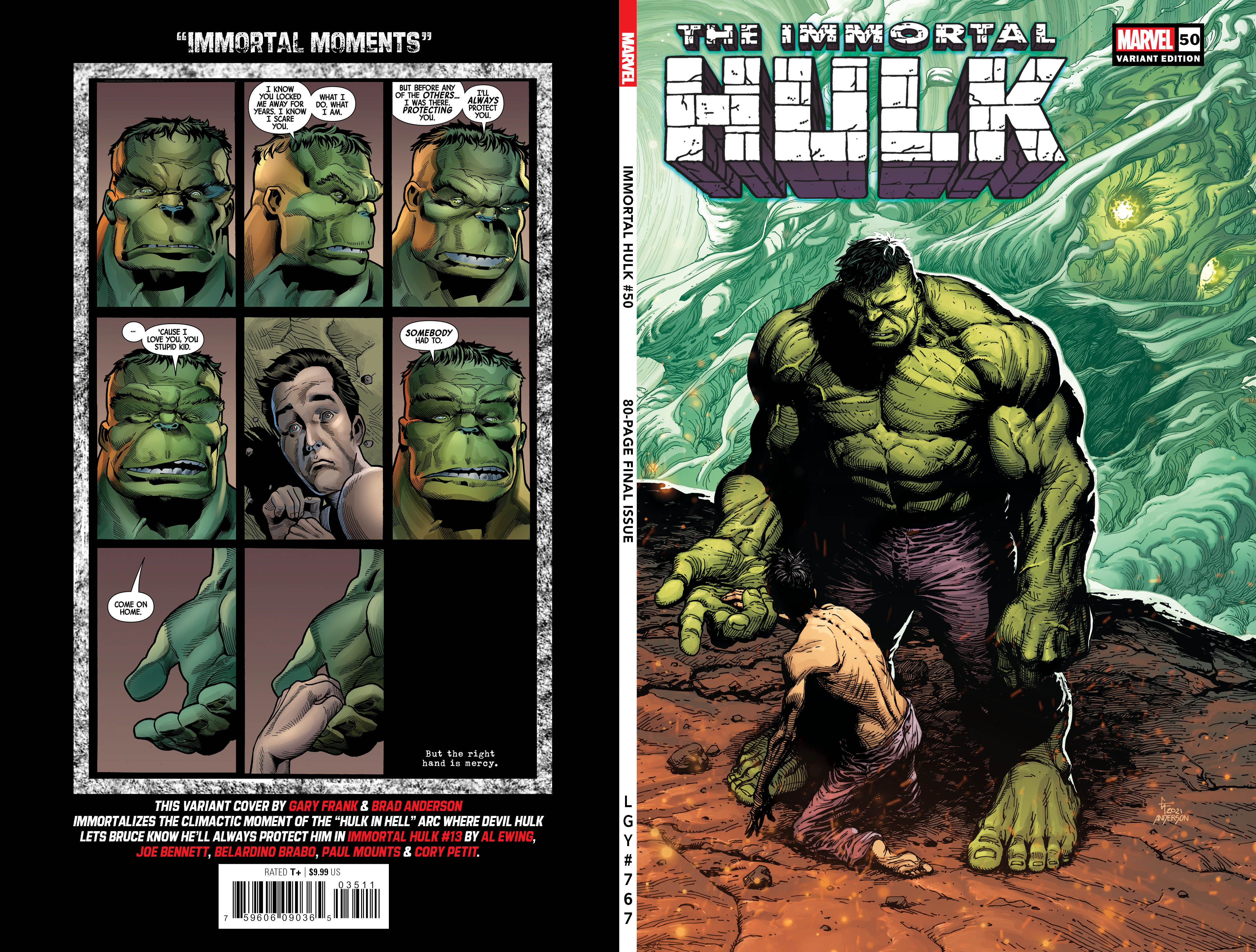 Immortal Hulk #50 Frank Variant (2018)