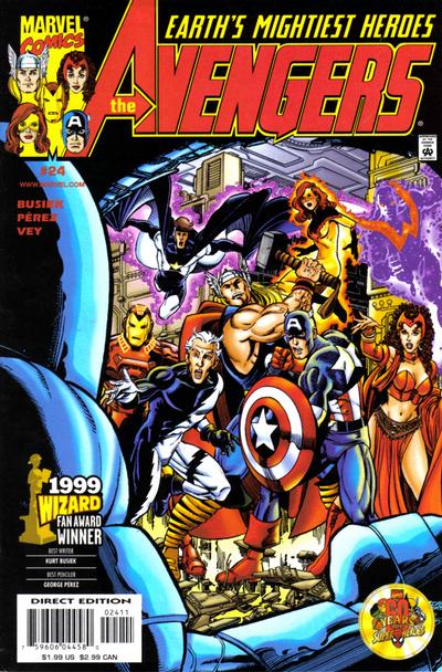 Avengers #24 [Newsstand]-Fine (5.5 – 7) (1998)