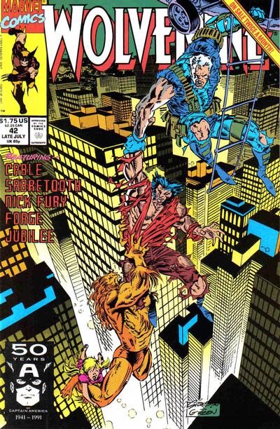 Wolverine #42 [Direct]-Near Mint (9.2 - 9.8)