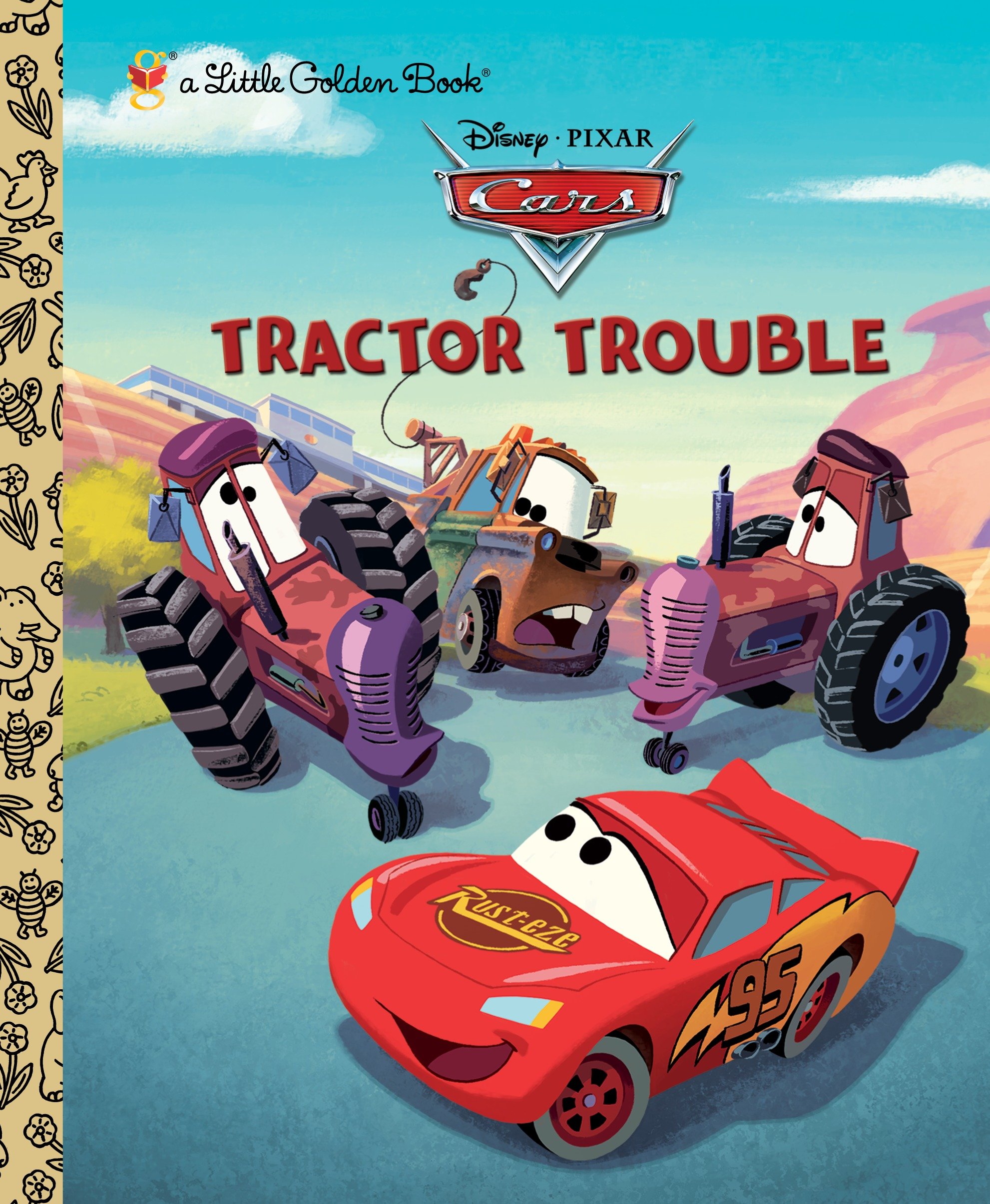 Cars: Tractor Trouble Little Golden Book