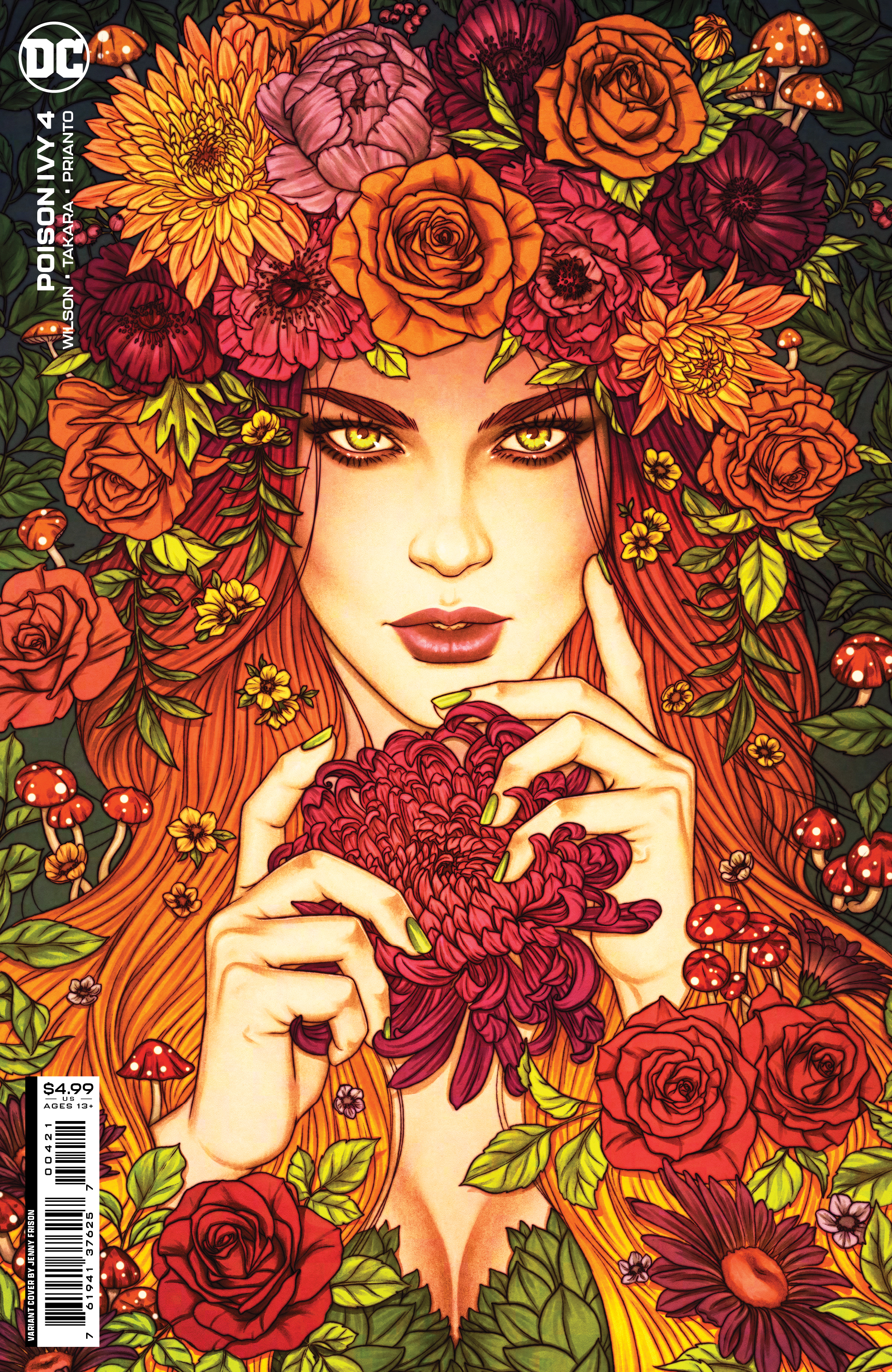 Poison Ivy #4 Cover B Jenny Frison Card Stock Variant (Of 6)