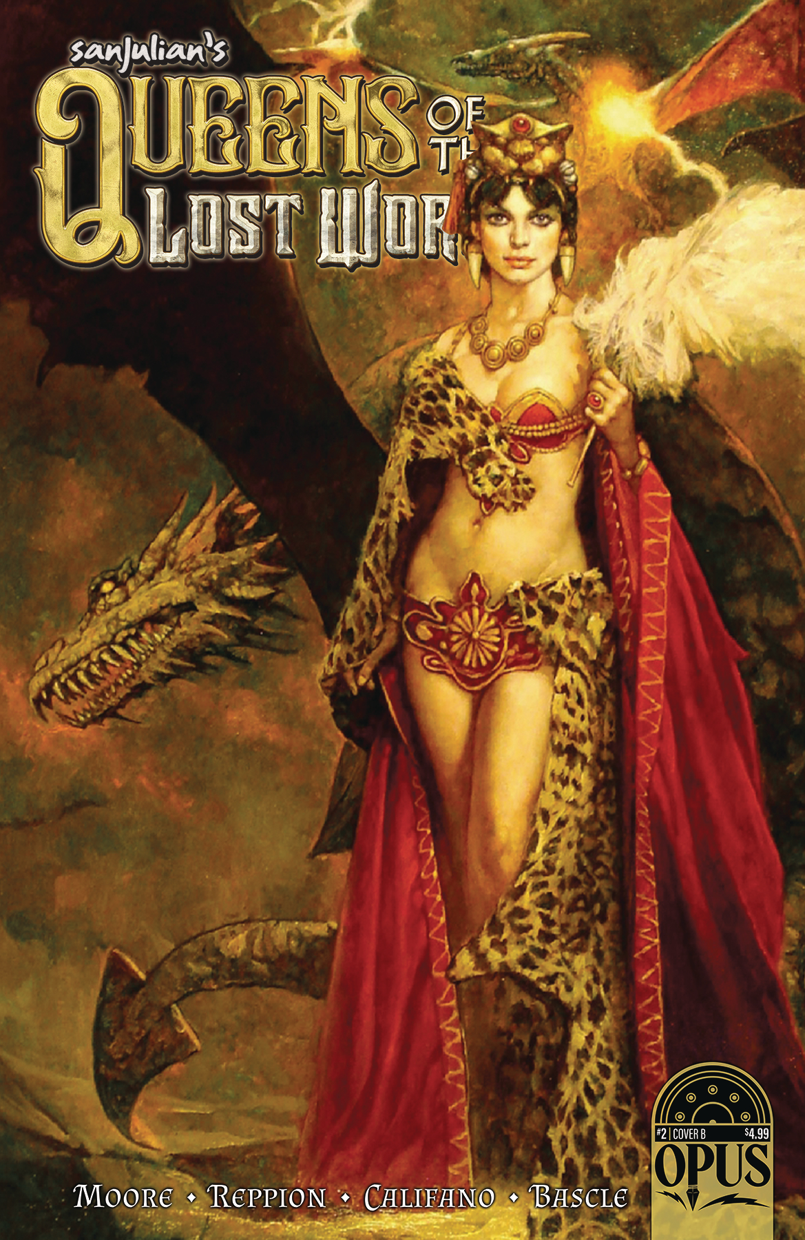 Sanjulian Queen Lost World #2 Cover B Sanjulian