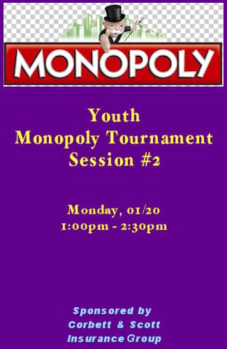 Monopoly Tournament Session #2