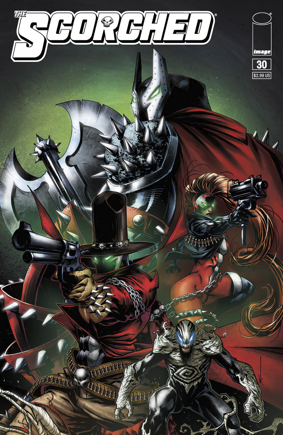 Spawn Scorched #30 Cover A Kevin Keane