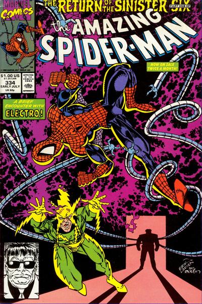 The Amazing Spider-Man #334 [Direct]-Fine (5.5 – 7)