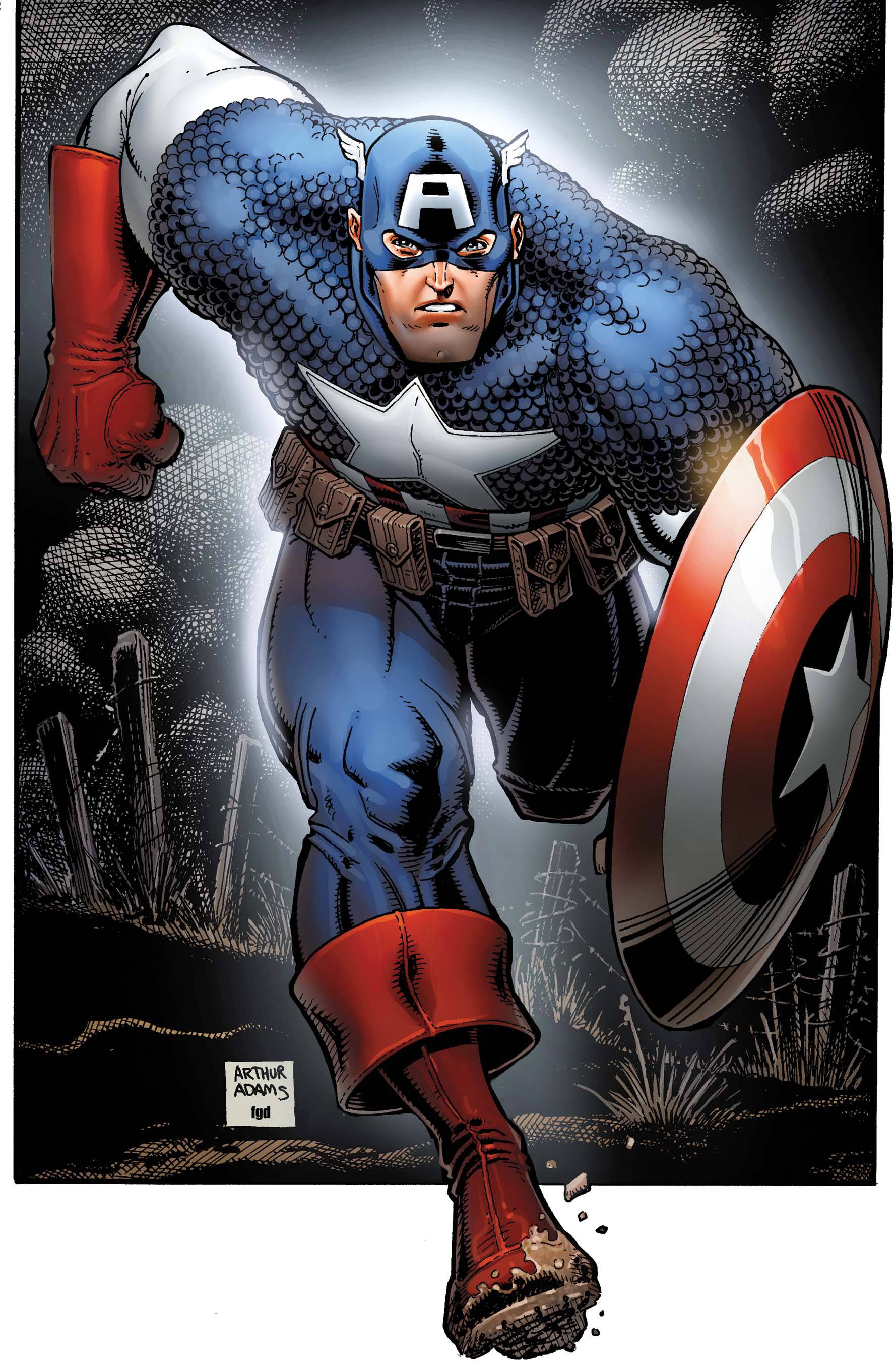 Captain America Man Out of Time #1 (Adams Variant) (2010)
