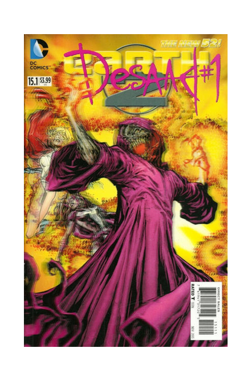 Earth 2 #15.1 Desaad 3D Motion Variant Cover