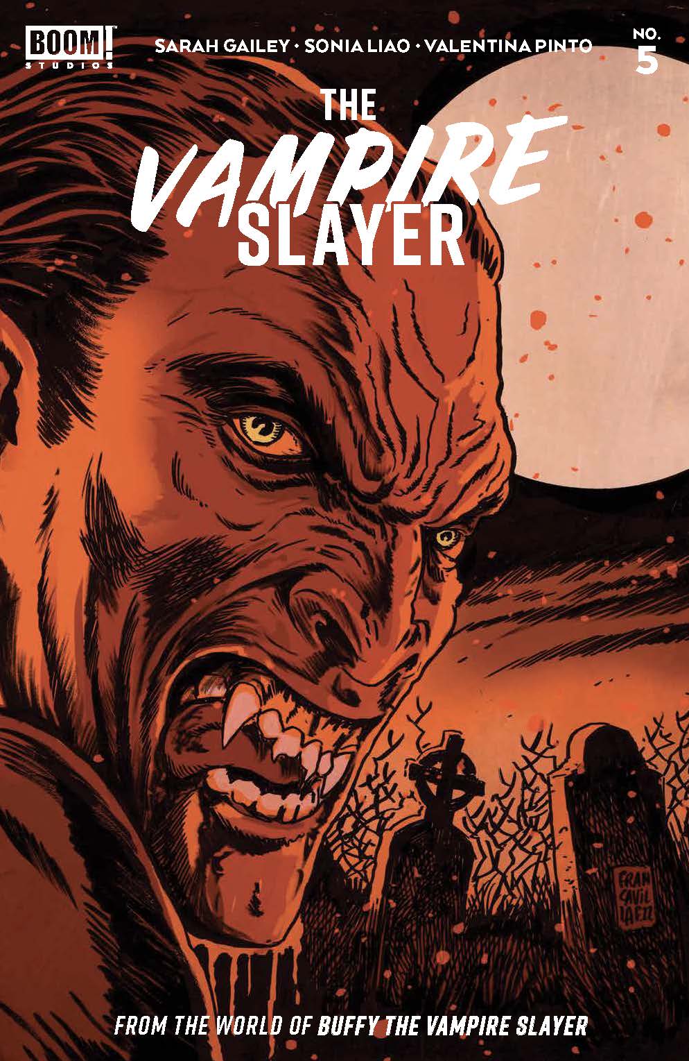 Vampire Slayer (Buffy) #5 Cover B Blood Red Variant Francavilla