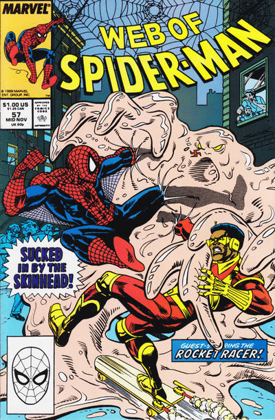 Web of Spider-Man #57 [Direct]-Fine (5.5 – 7)