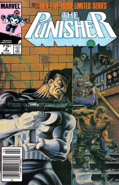 The Punisher #2 [Newsstand]-Very Good (3.5 – 5) [Signed By Michael Zeck, W/Coa]